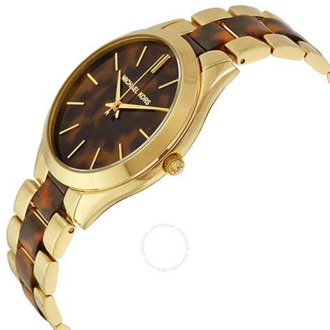 michael kors tortoise watch rose gold|mk4284 women's watch.